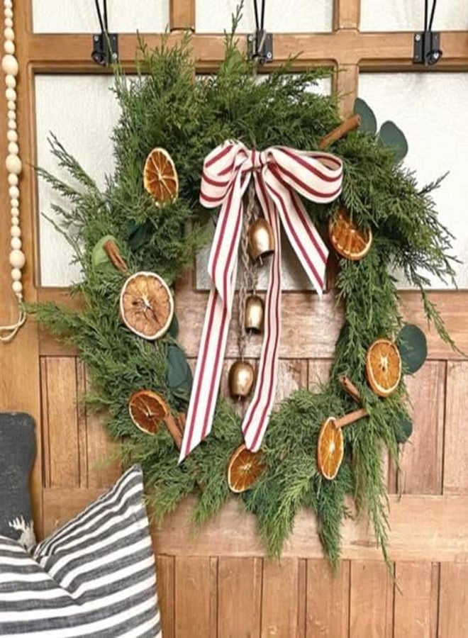 THOR INSTRUMENTS Gold Bells for Christmas oraments, Witch Bells, Hanging Bells, Rustic Cow Bells, Decorative Bells with Jute Rope, Door Bells - Image 4